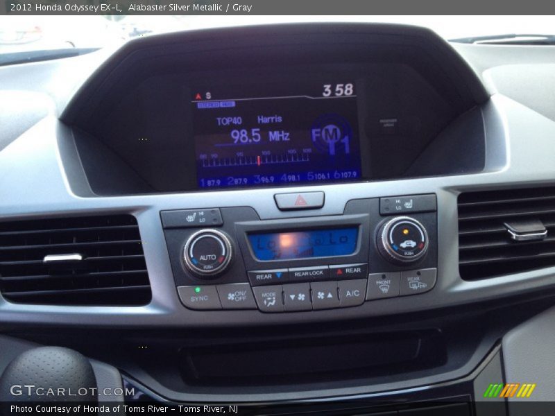 Alabaster Silver Metallic / Gray 2012 Honda Odyssey EX-L