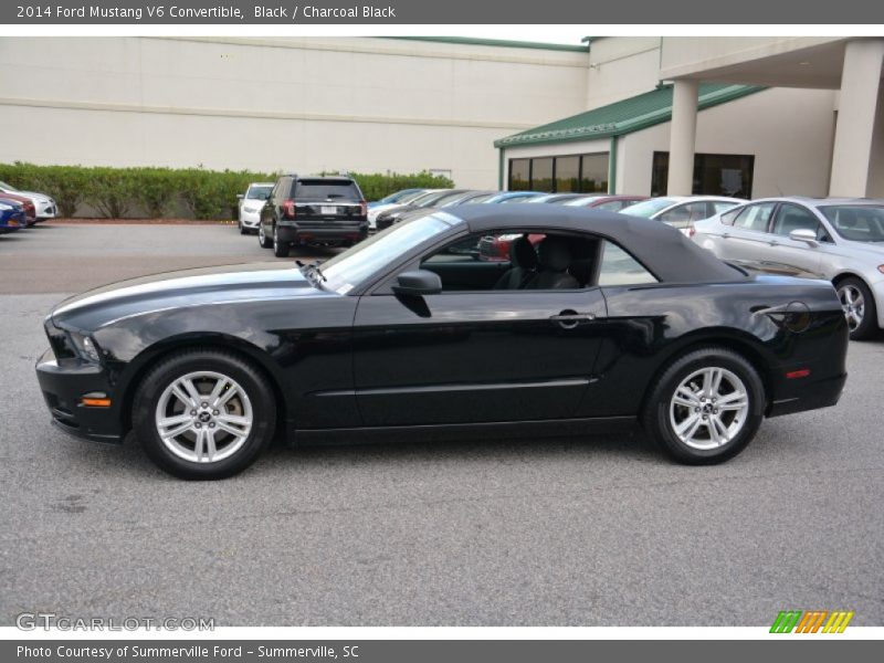 Black / Charcoal Black 2014 Ford Mustang V6 Convertible