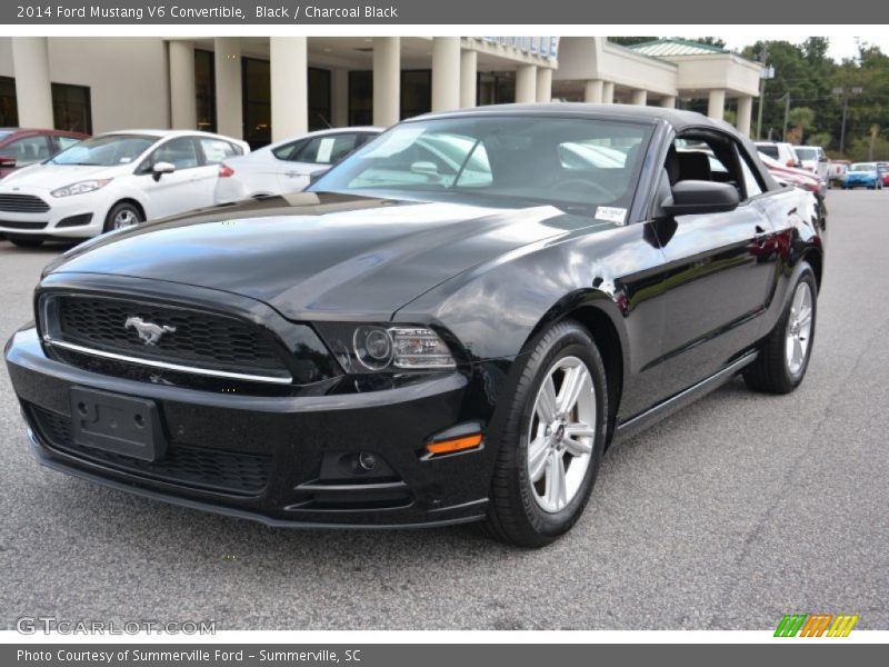 Black / Charcoal Black 2014 Ford Mustang V6 Convertible