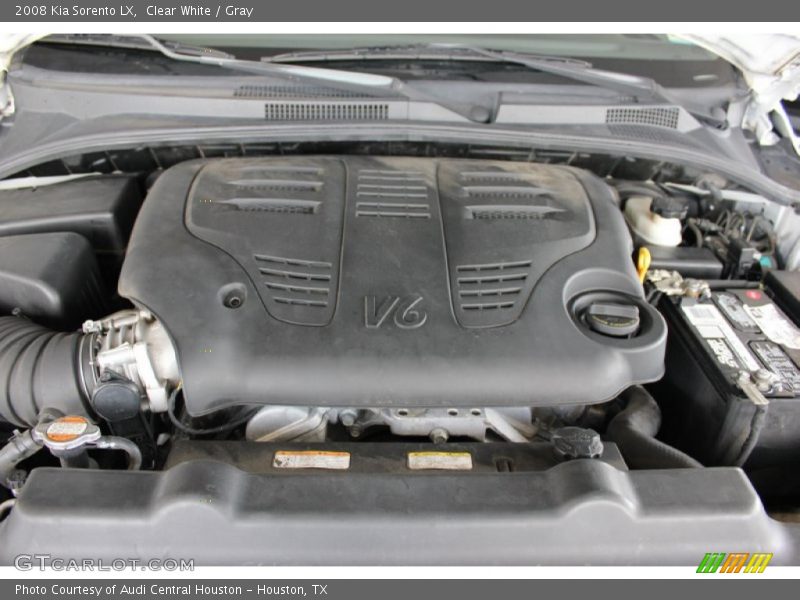 Clear White / Gray 2008 Kia Sorento LX