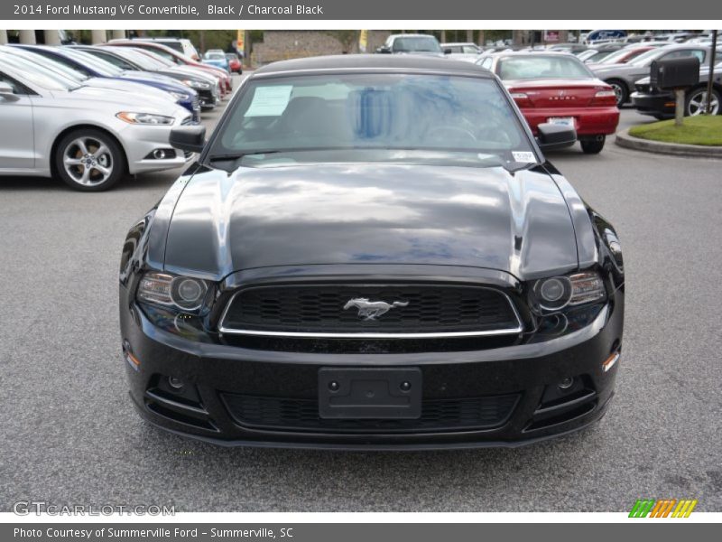 Black / Charcoal Black 2014 Ford Mustang V6 Convertible
