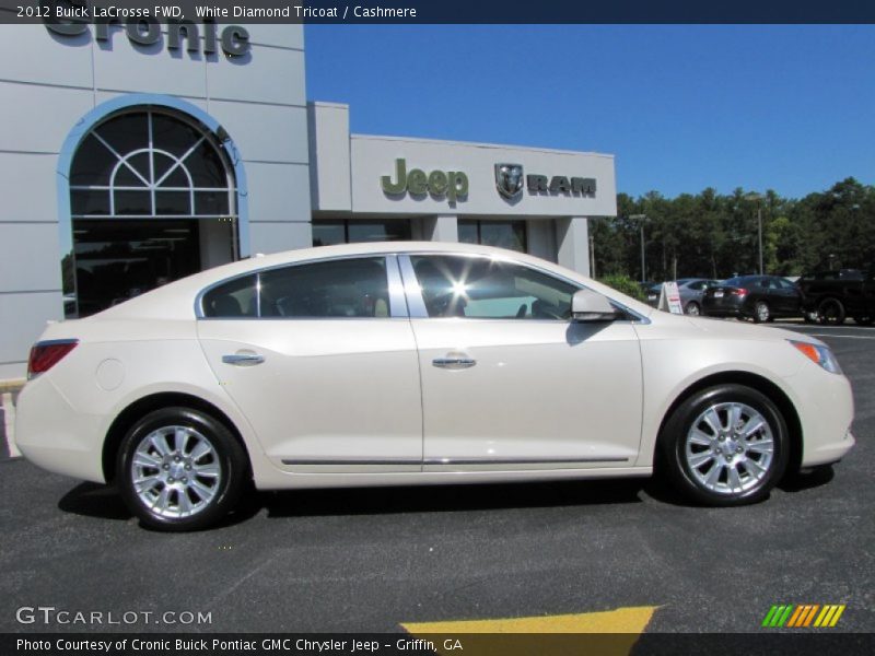 White Diamond Tricoat / Cashmere 2012 Buick LaCrosse FWD