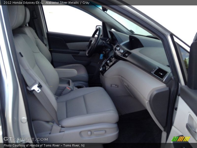 Alabaster Silver Metallic / Gray 2012 Honda Odyssey EX-L