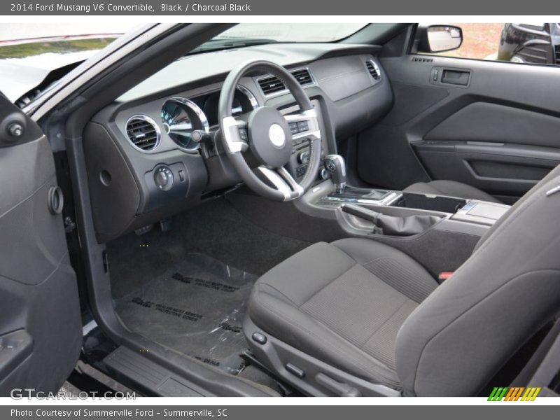 Black / Charcoal Black 2014 Ford Mustang V6 Convertible