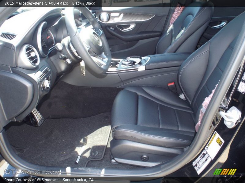  2015 C 400 4Matic Black Interior