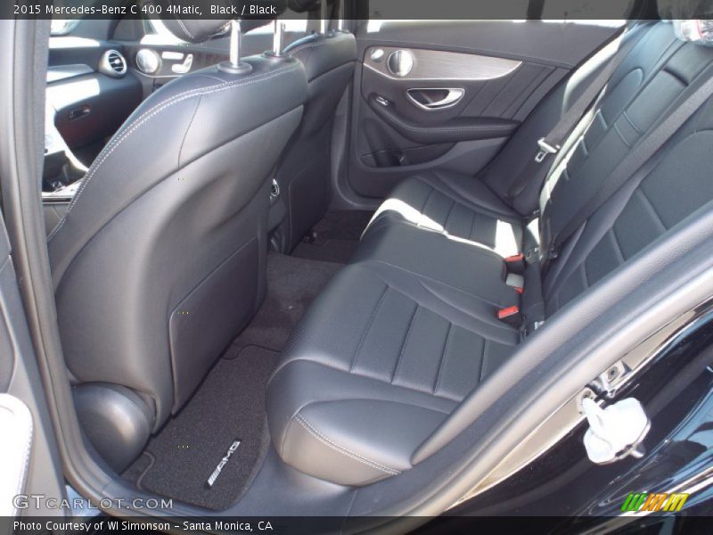 Rear Seat of 2015 C 400 4Matic