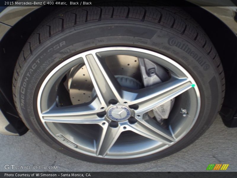 Black / Black 2015 Mercedes-Benz C 400 4Matic