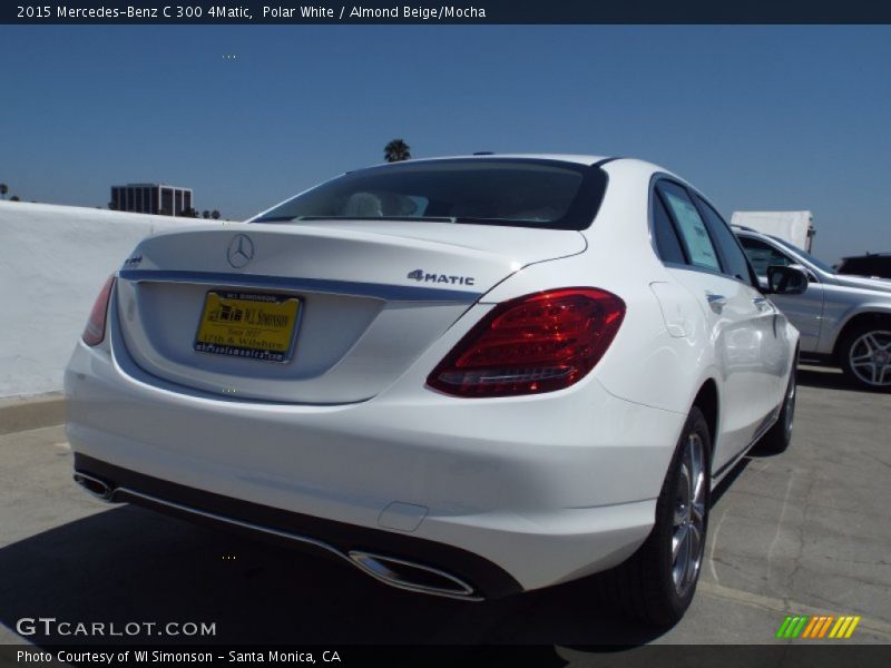 Polar White / Almond Beige/Mocha 2015 Mercedes-Benz C 300 4Matic