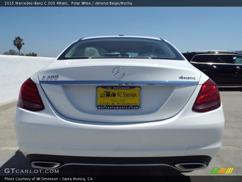 Polar White / Almond Beige/Mocha 2015 Mercedes-Benz C 300 4Matic