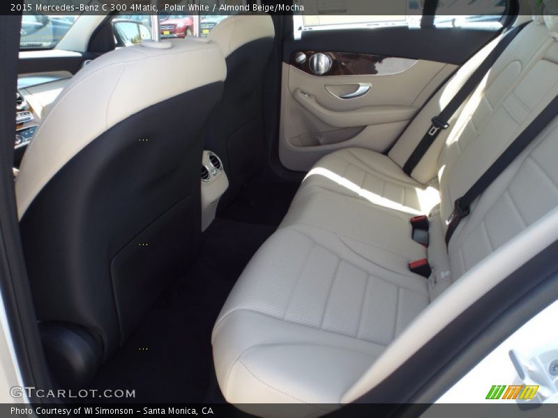 Polar White / Almond Beige/Mocha 2015 Mercedes-Benz C 300 4Matic