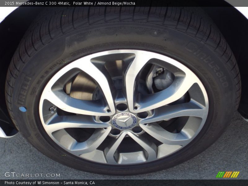 Polar White / Almond Beige/Mocha 2015 Mercedes-Benz C 300 4Matic