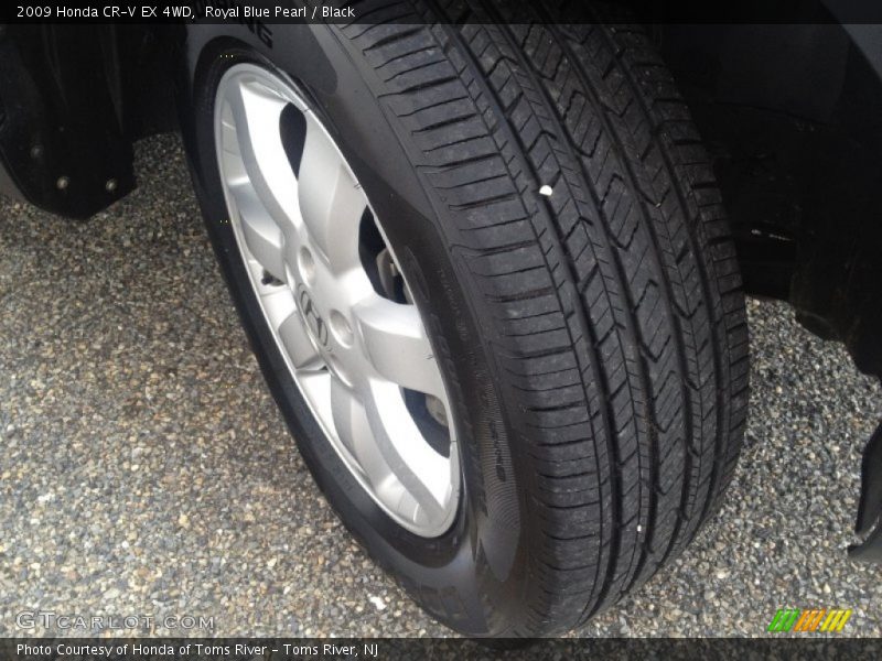 Royal Blue Pearl / Black 2009 Honda CR-V EX 4WD