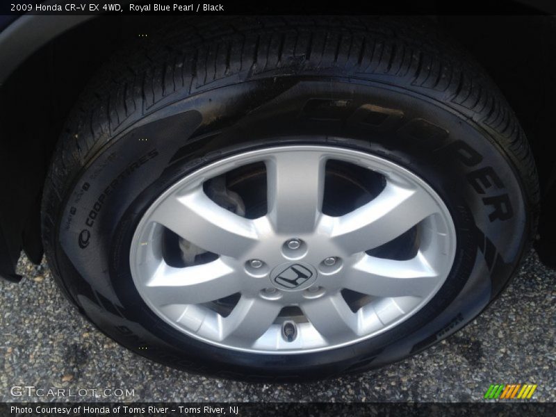 Royal Blue Pearl / Black 2009 Honda CR-V EX 4WD
