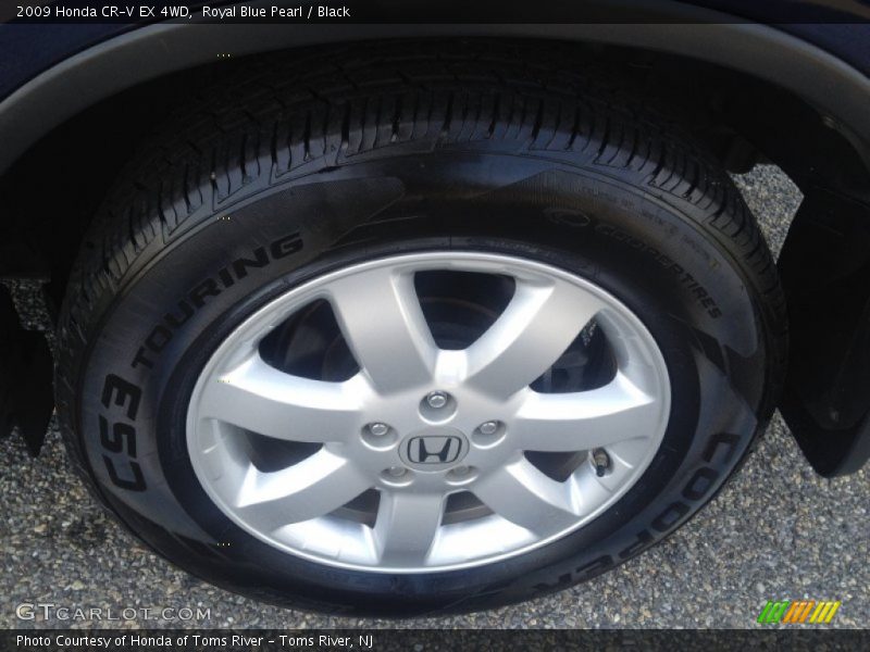 Royal Blue Pearl / Black 2009 Honda CR-V EX 4WD