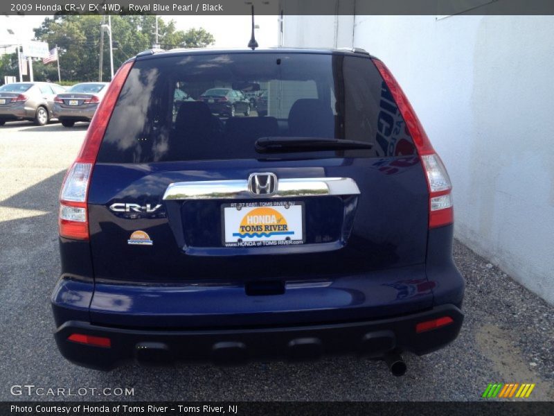 Royal Blue Pearl / Black 2009 Honda CR-V EX 4WD