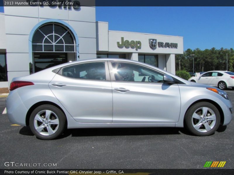 Silver / Gray 2013 Hyundai Elantra GLS