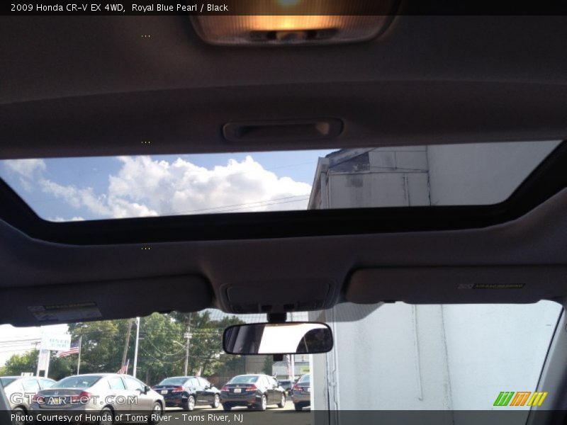 Royal Blue Pearl / Black 2009 Honda CR-V EX 4WD