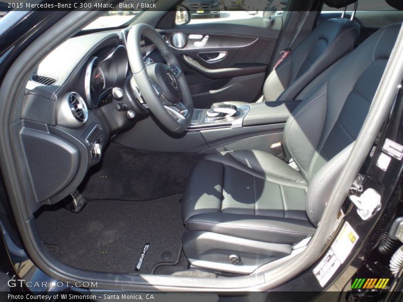 Black / Black 2015 Mercedes-Benz C 300 4Matic