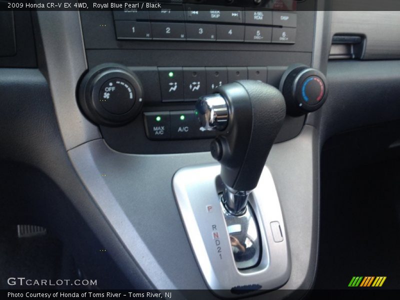 Royal Blue Pearl / Black 2009 Honda CR-V EX 4WD