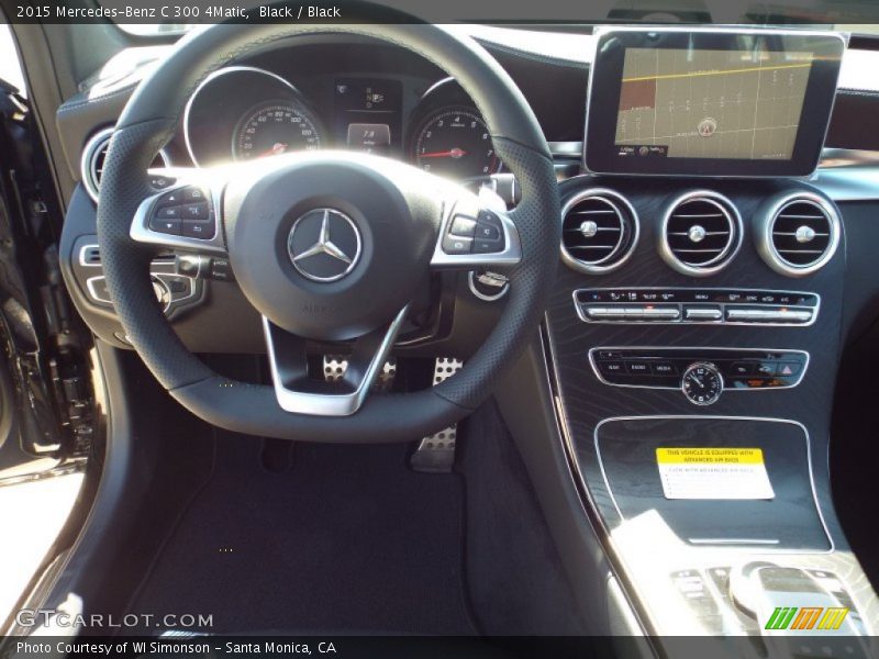 Black / Black 2015 Mercedes-Benz C 300 4Matic