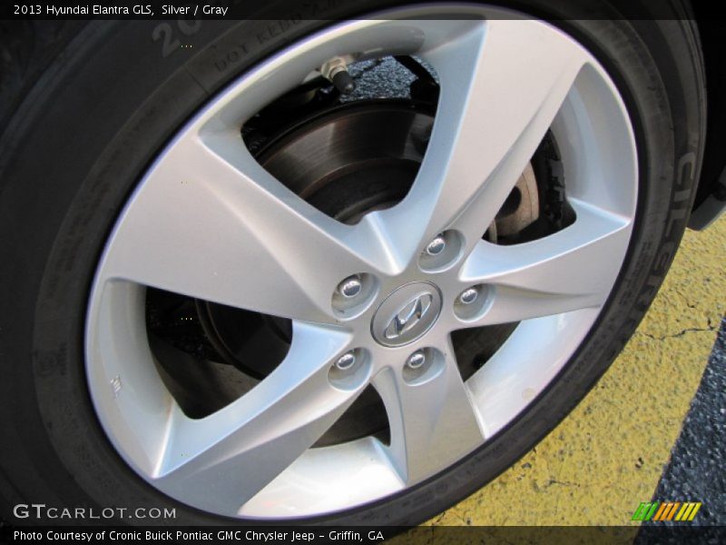 Silver / Gray 2013 Hyundai Elantra GLS
