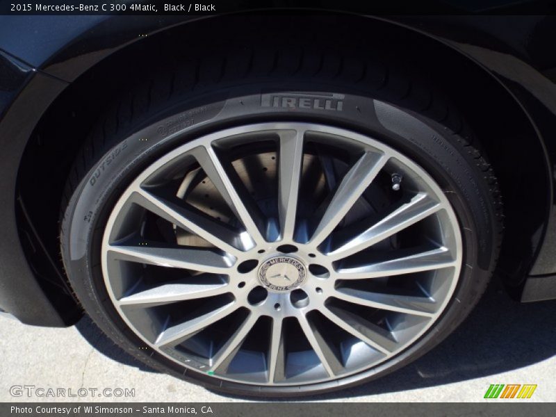 Black / Black 2015 Mercedes-Benz C 300 4Matic