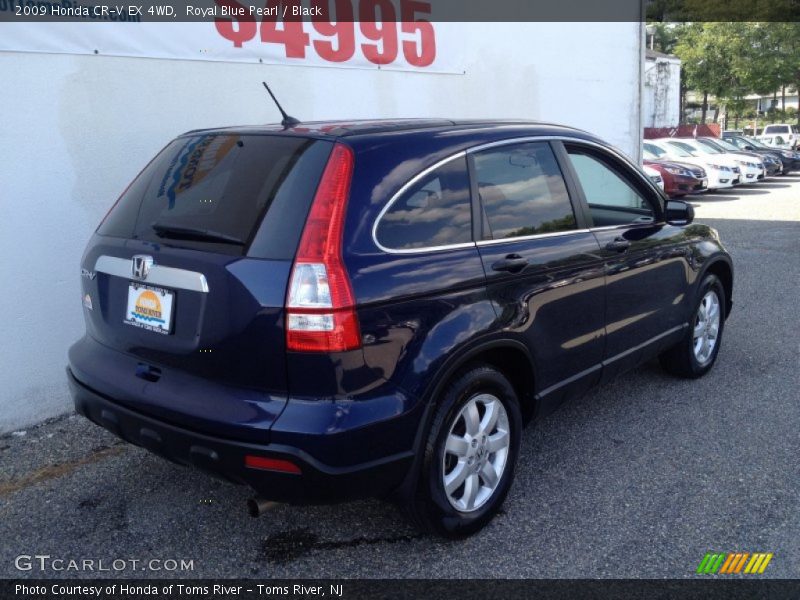 Royal Blue Pearl / Black 2009 Honda CR-V EX 4WD