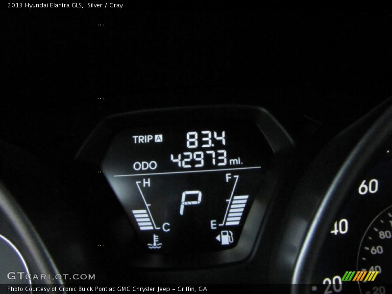 Silver / Gray 2013 Hyundai Elantra GLS