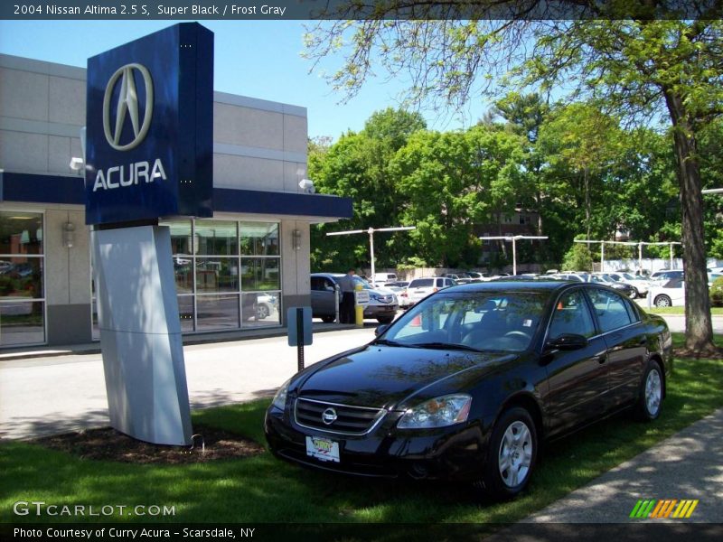 Super Black / Frost Gray 2004 Nissan Altima 2.5 S