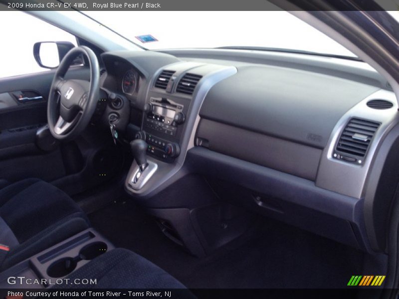 Royal Blue Pearl / Black 2009 Honda CR-V EX 4WD