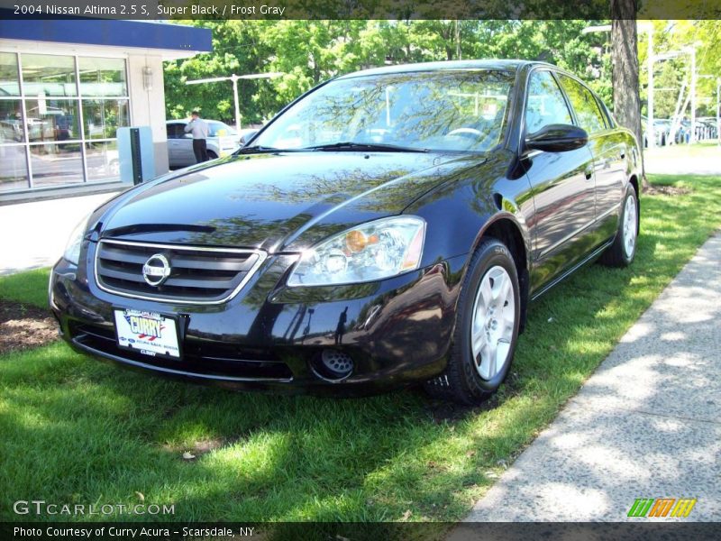 Super Black / Frost Gray 2004 Nissan Altima 2.5 S