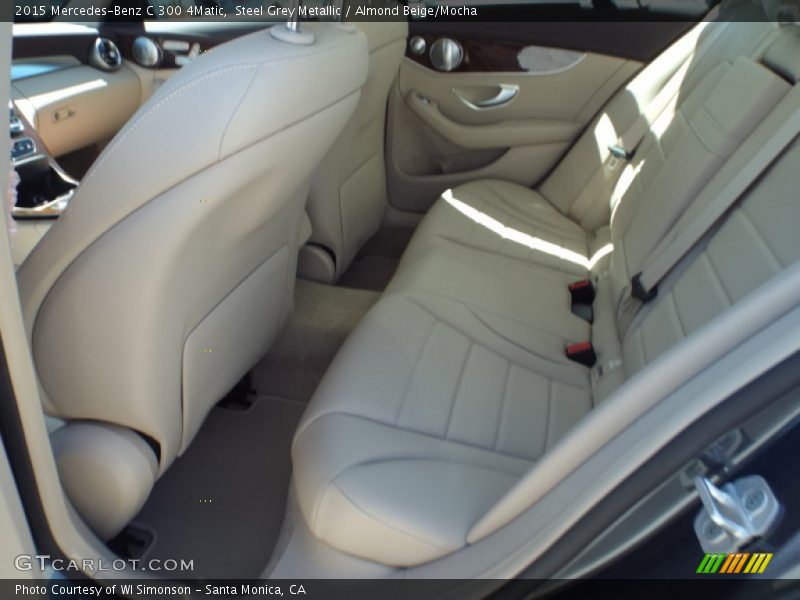 Steel Grey Metallic / Almond Beige/Mocha 2015 Mercedes-Benz C 300 4Matic