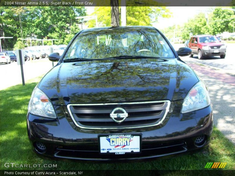 Super Black / Frost Gray 2004 Nissan Altima 2.5 S