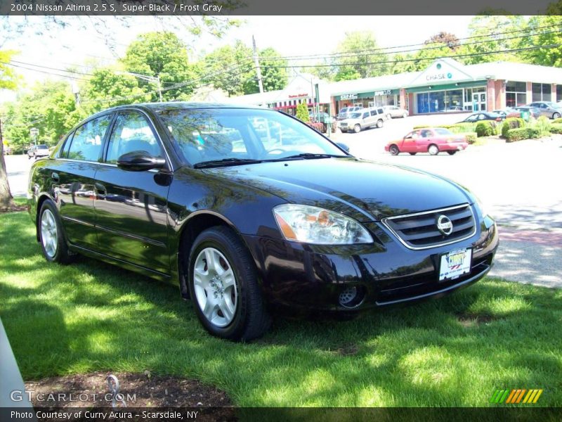 Super Black / Frost Gray 2004 Nissan Altima 2.5 S