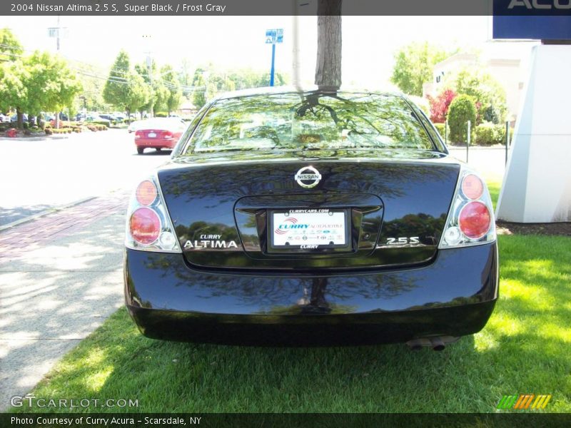 Super Black / Frost Gray 2004 Nissan Altima 2.5 S