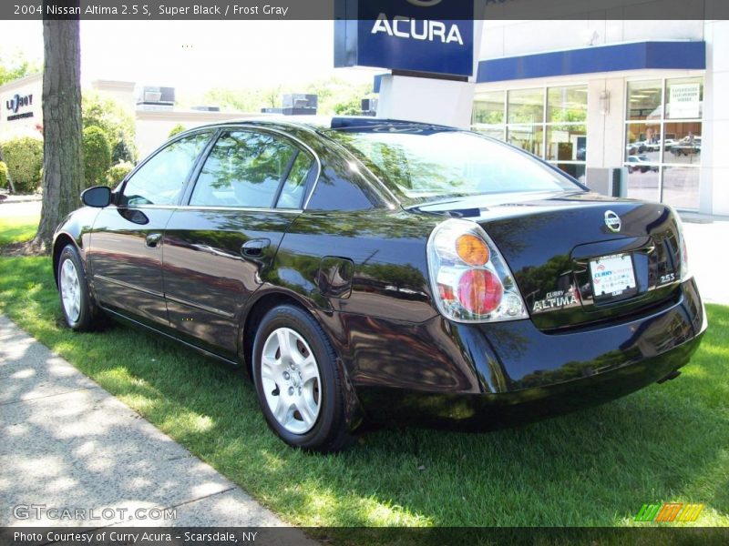 Super Black / Frost Gray 2004 Nissan Altima 2.5 S