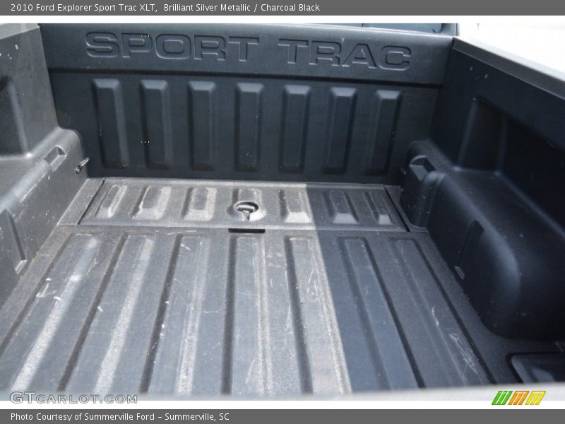 Brilliant Silver Metallic / Charcoal Black 2010 Ford Explorer Sport Trac XLT