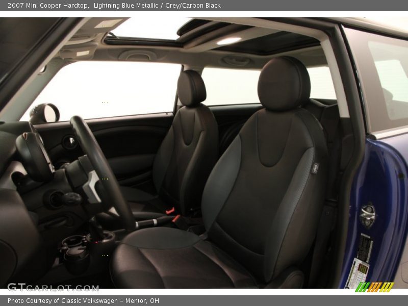 Lightning Blue Metallic / Grey/Carbon Black 2007 Mini Cooper Hardtop