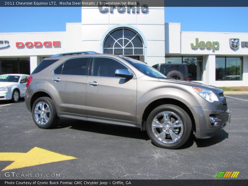 Mocha Steel Metallic / Brownstone/Jet Black 2011 Chevrolet Equinox LTZ