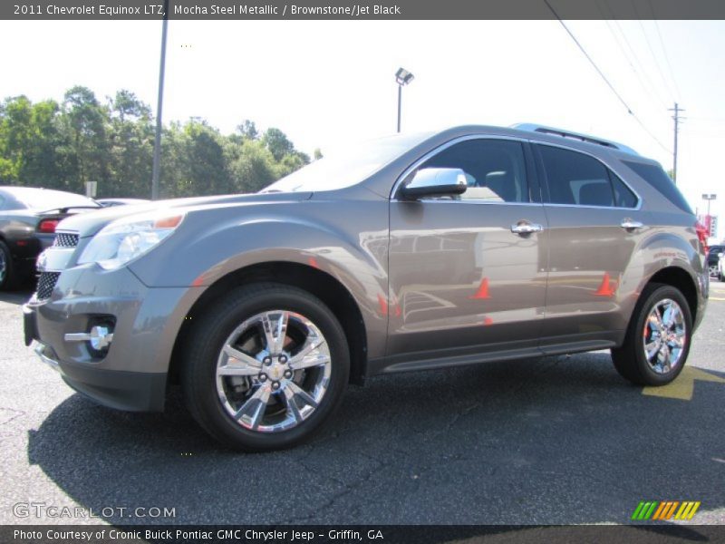 Mocha Steel Metallic / Brownstone/Jet Black 2011 Chevrolet Equinox LTZ