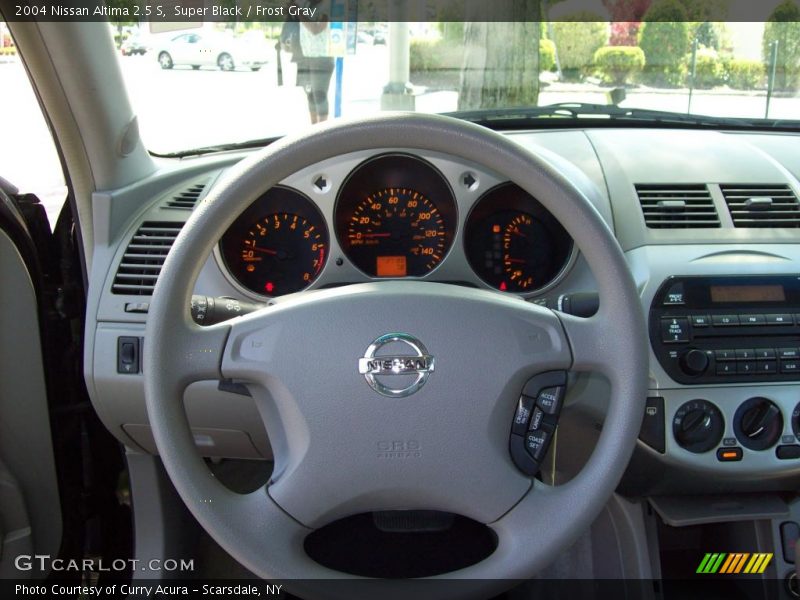 Super Black / Frost Gray 2004 Nissan Altima 2.5 S