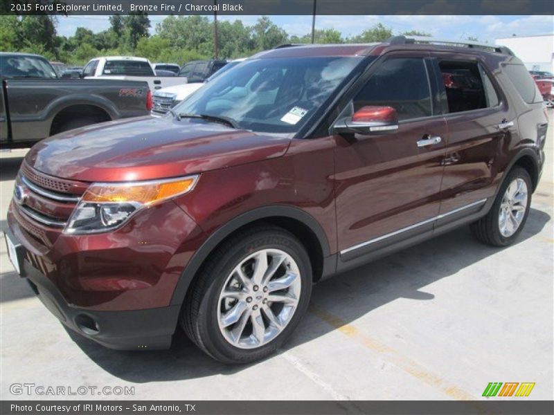 Bronze Fire / Charcoal Black 2015 Ford Explorer Limited