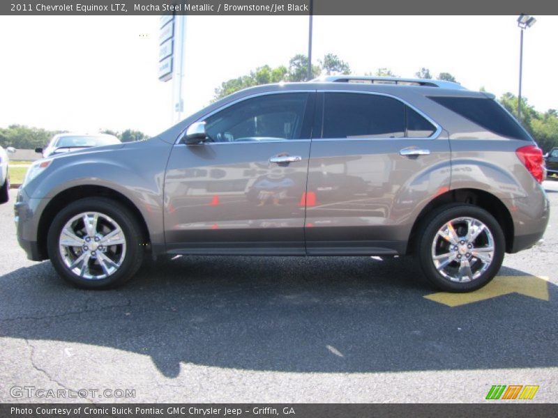 Mocha Steel Metallic / Brownstone/Jet Black 2011 Chevrolet Equinox LTZ