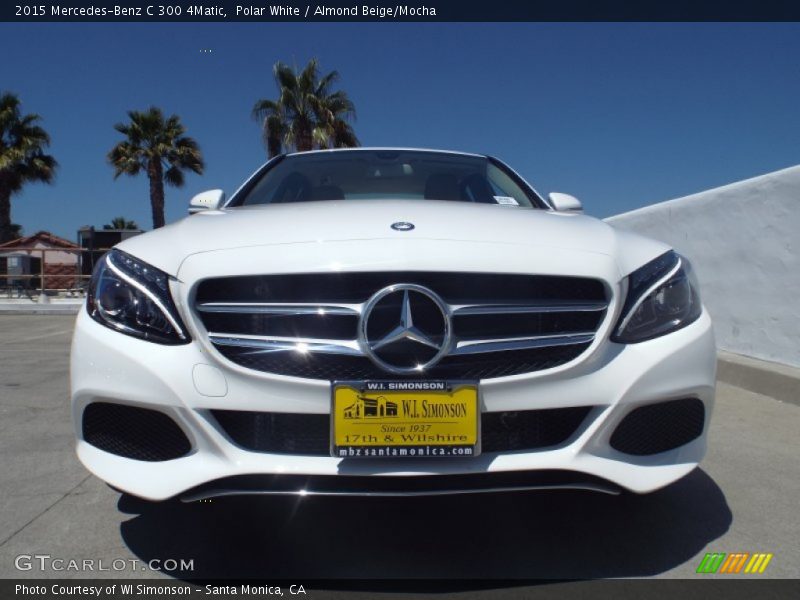 Polar White / Almond Beige/Mocha 2015 Mercedes-Benz C 300 4Matic