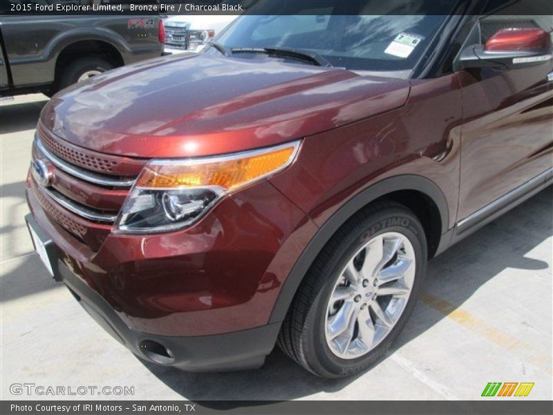 Bronze Fire / Charcoal Black 2015 Ford Explorer Limited