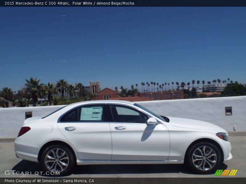 Polar White / Almond Beige/Mocha 2015 Mercedes-Benz C 300 4Matic