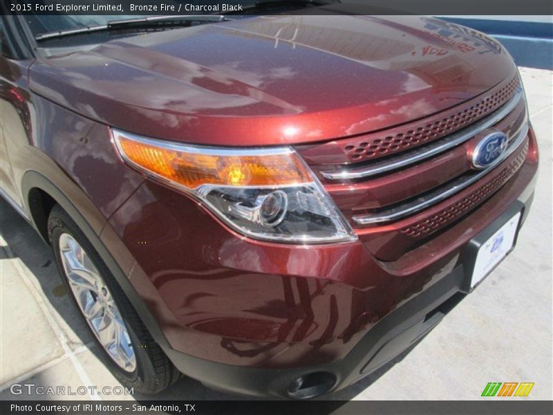 Bronze Fire / Charcoal Black 2015 Ford Explorer Limited