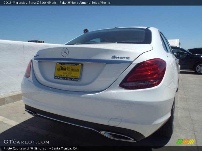 Polar White / Almond Beige/Mocha 2015 Mercedes-Benz C 300 4Matic
