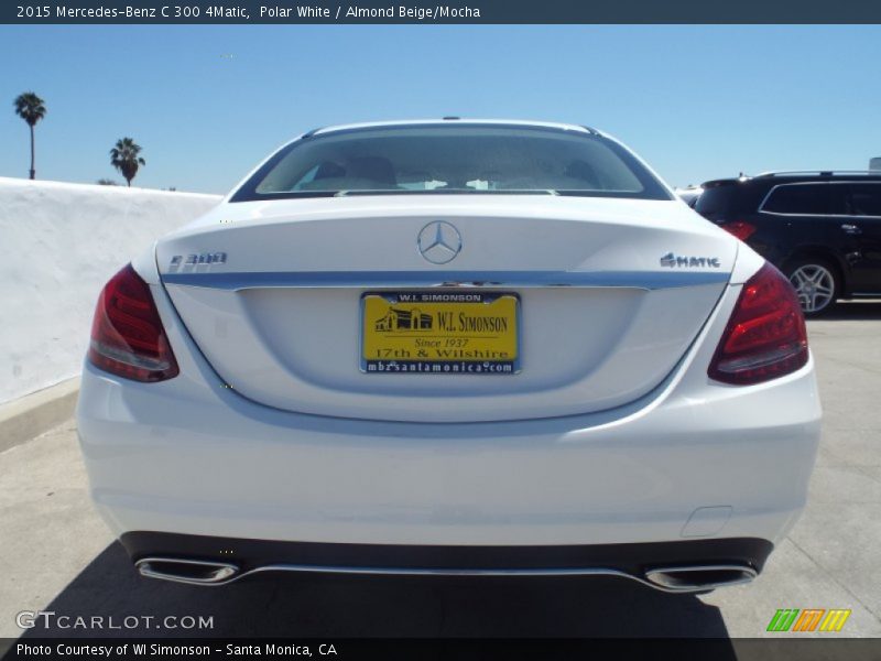 Polar White / Almond Beige/Mocha 2015 Mercedes-Benz C 300 4Matic