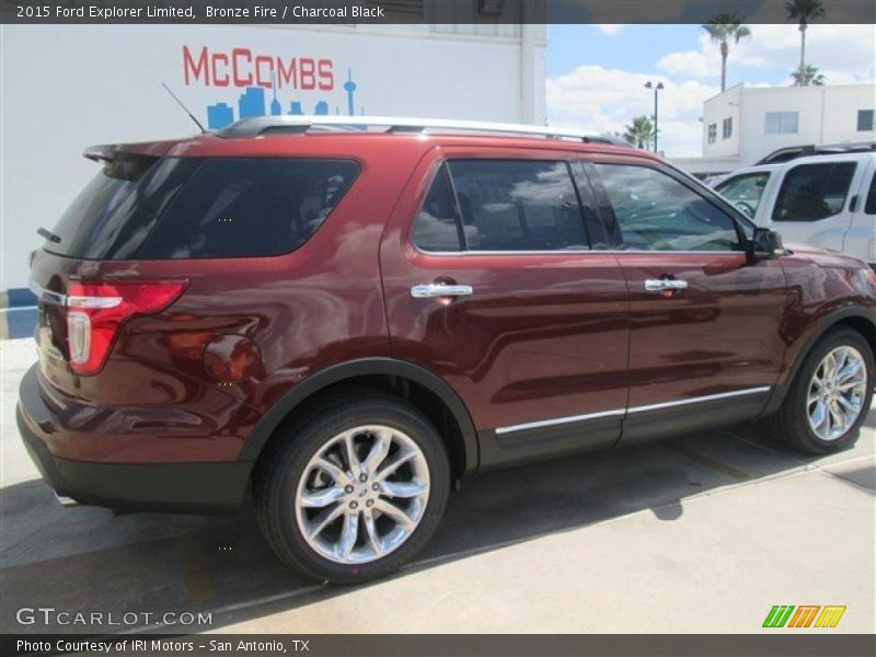 Bronze Fire / Charcoal Black 2015 Ford Explorer Limited